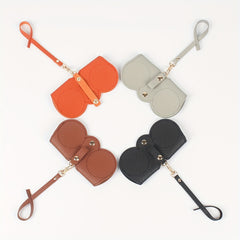 Litchi Embossed Glasses Cover Sunglasses Storage Bag
