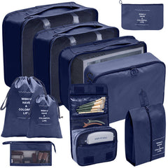 10 Pcs Travel Luggage Bags Dustproof Organizer Portable Storage
