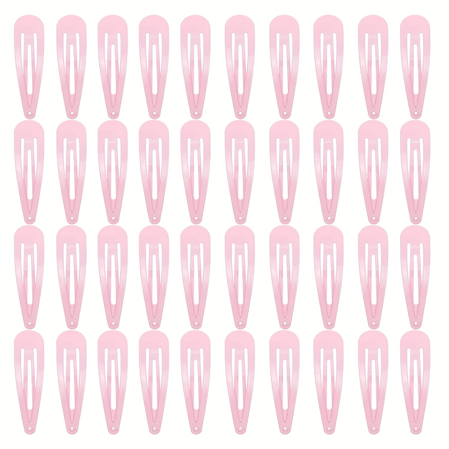 40pcs Baby Girl's Snap Clip Metal Hair Clip Hair Accessories