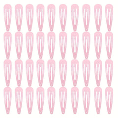 40pcs Baby Girl's Snap Clip Metal Hair Clip Hair Accessories
