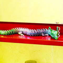 Laser 3D Printed Dragon Articulated Joints Chinese Dragon Model