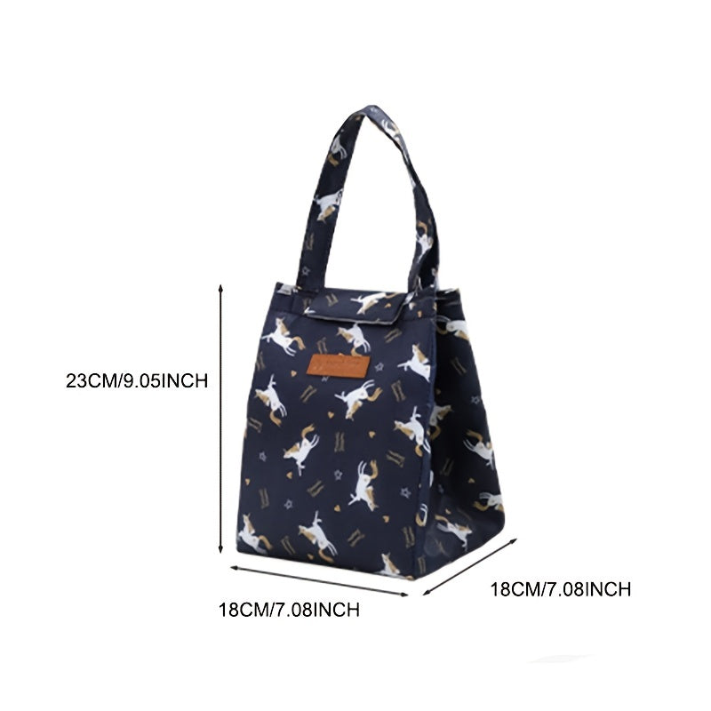 Large Capacity Insulated Lunch Bag for Teenagers and Workers