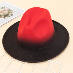 Men's Adjustable Felt Hat Warm and Cold Resistant