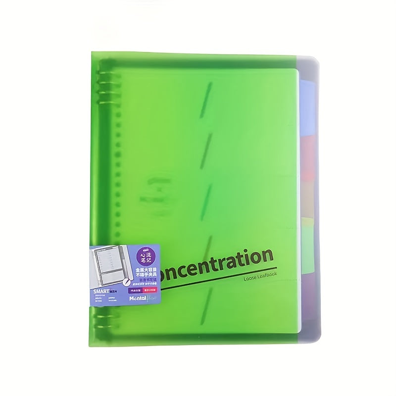 B5 Loose leaf Spiral Notebook with Divider Bag Labels