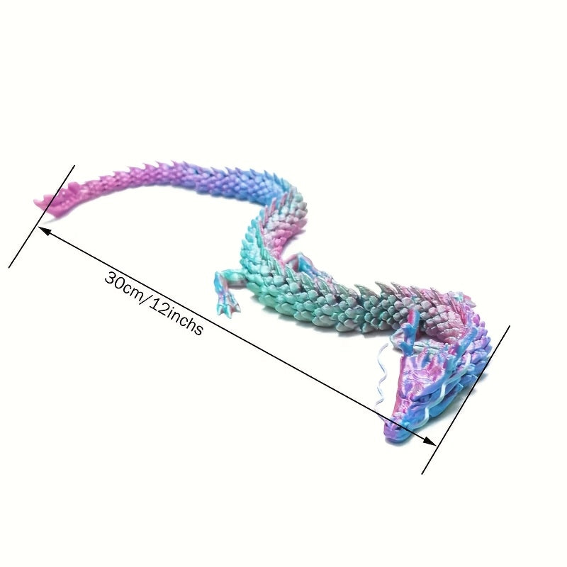 3D Printed Laser Dragon Model Collectible Ornament Home Decor