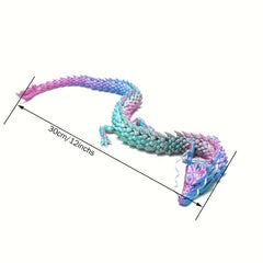 3D Printed Laser Dragon Model Collectible Ornament Home Decor
