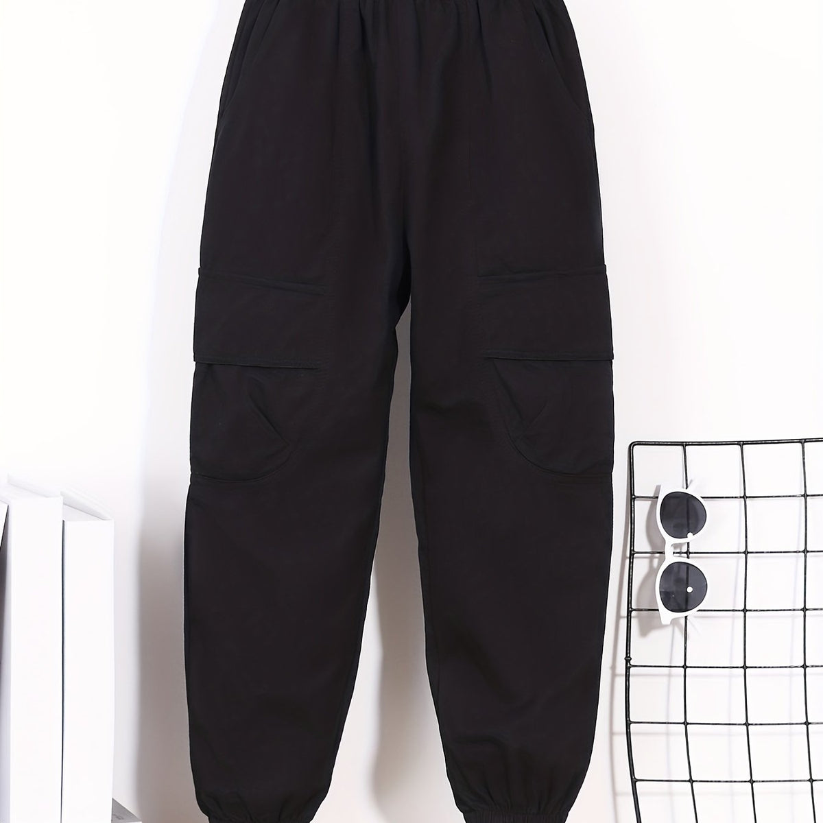 Boys Solid Cotton Active Pants Quick Drying Jogger Kids Clothing