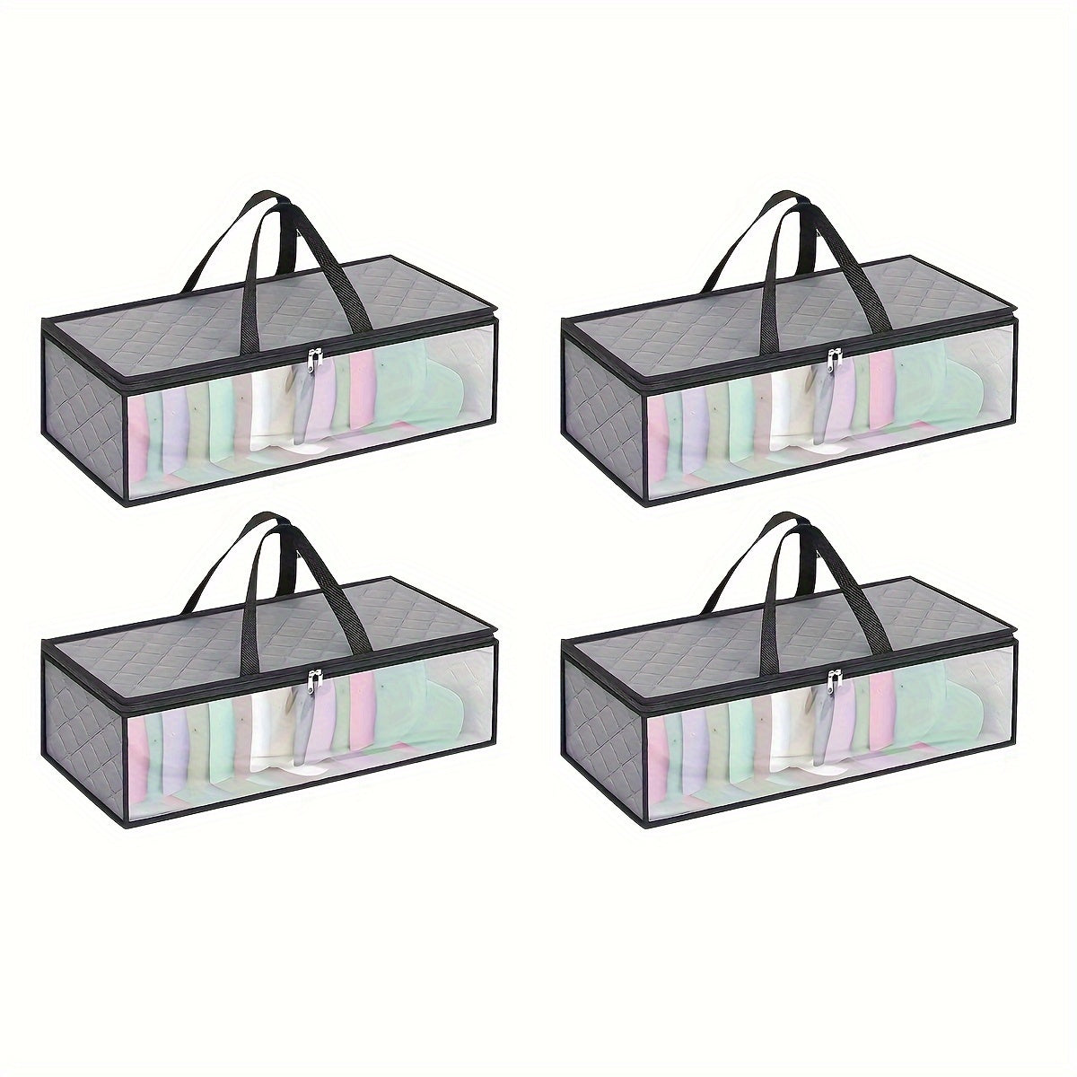 Hat Storage Bag For Baseball Caps - 4pcs, Moisture/Dust Proof, Space Saving