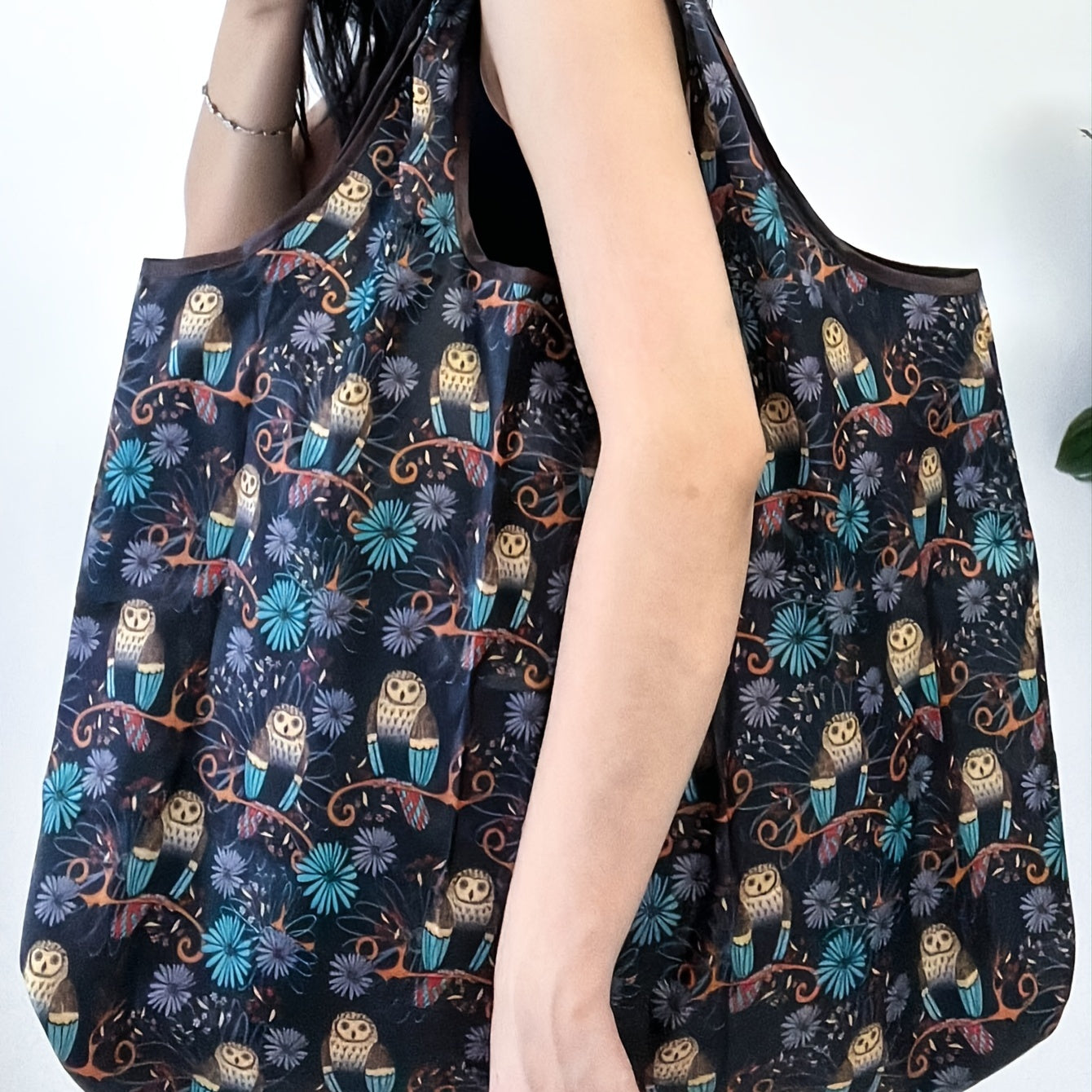 All Over Print Shoulder Bag Large Capacity Lightweight Shopper Bag