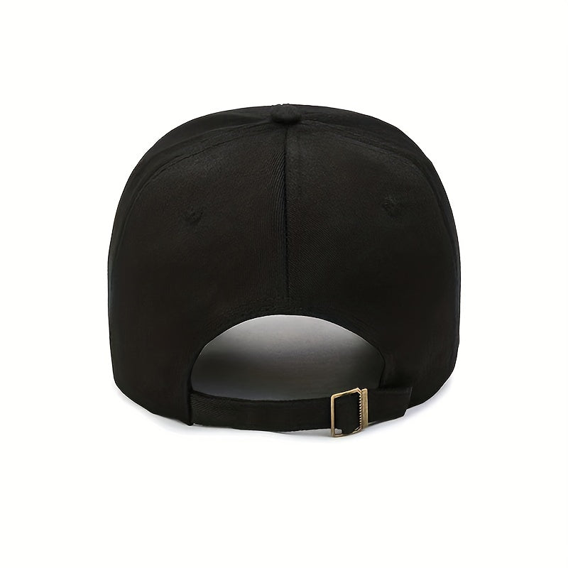 Adjustable Unisex Baseball Cap with Letter C Embroidery