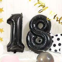 1pc 81 28 Cm Large Aluminum Foil Number Balloons