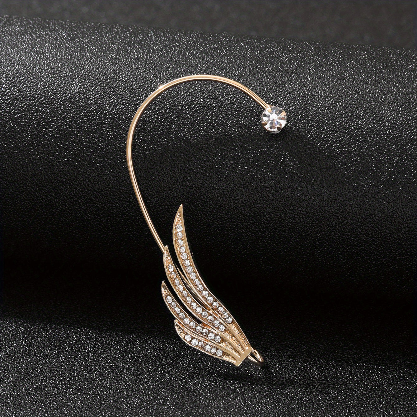 Zircon Wing Ear Clips High End Ear Bone Earrings