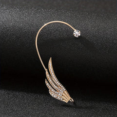 Zircon Wing Ear Clips High End Ear Bone Earrings