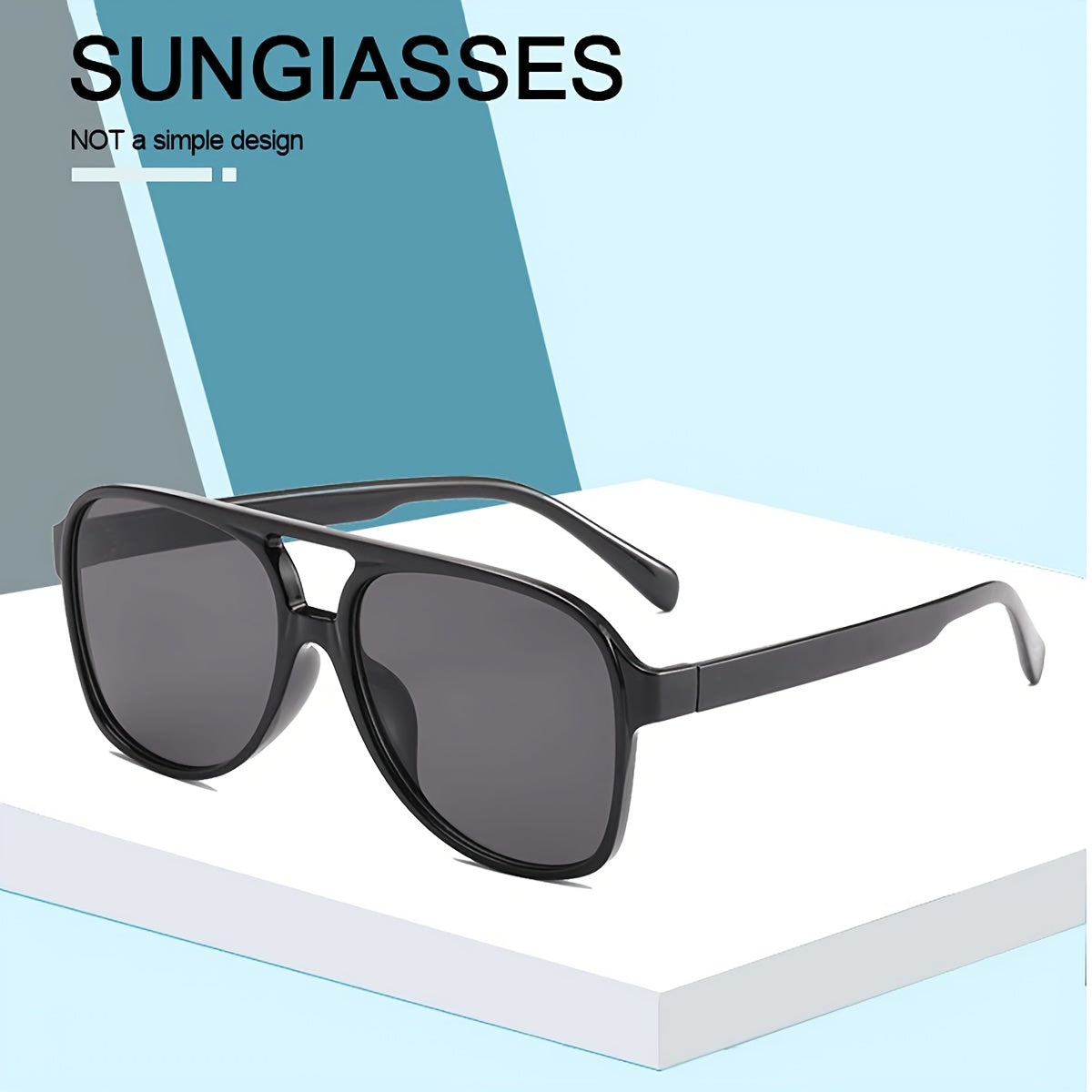 Vintage Aviator Sunglasses Unisex Large Frame 70s Sunglasses