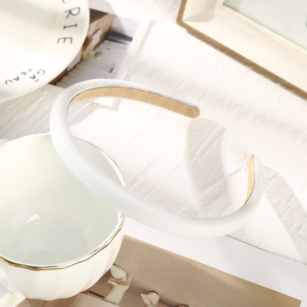 Sponge Headband Retro Style Thin Hair Hoop Non Slip Hairband For Women Girls