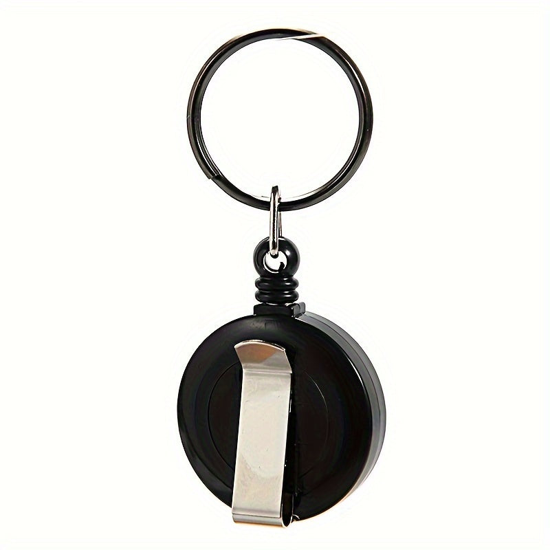 Retractable Lanyard Keychain Telescopic Reel Holder