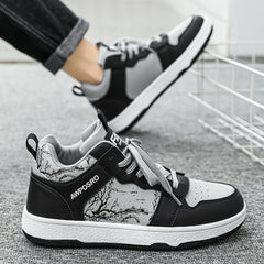 Men's Non-Slip Lace Up Skate Shoes for Outdoor Activities