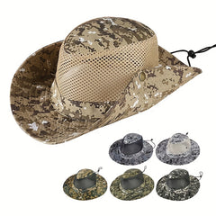 Camouflage Fishing Hat Sun Protection Bucket Hat for Outdoor Activities