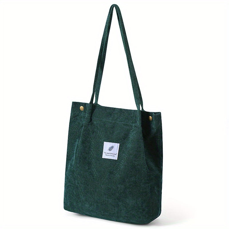 Casual Solid Shoulder Bag All Match Storage Handbag School Bag