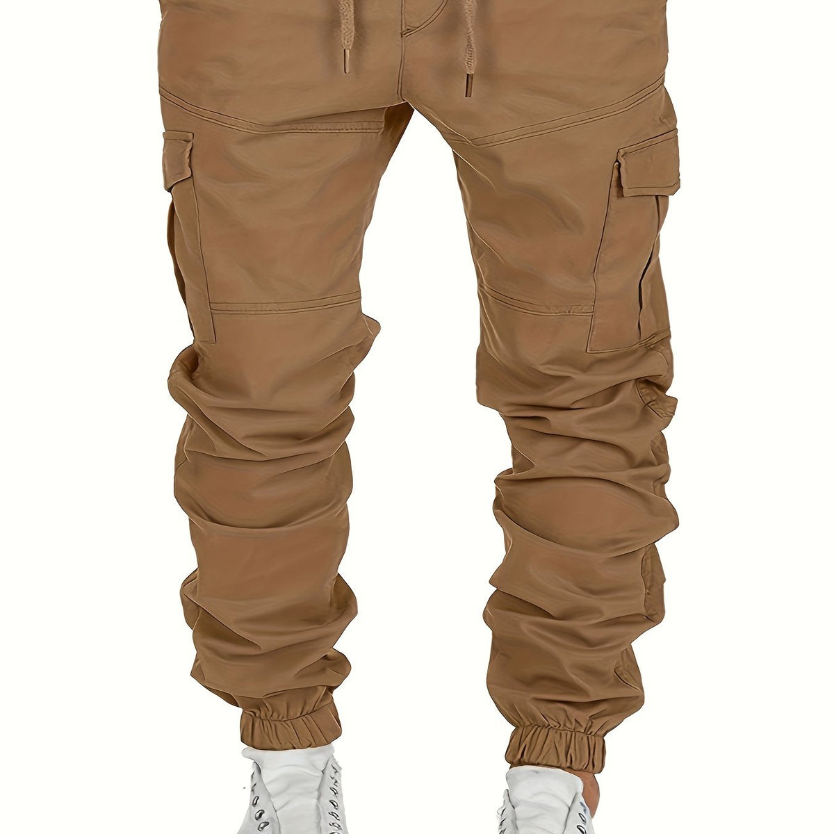 Men's Relaxed Fit Cargo Pants With Flap Pockets
