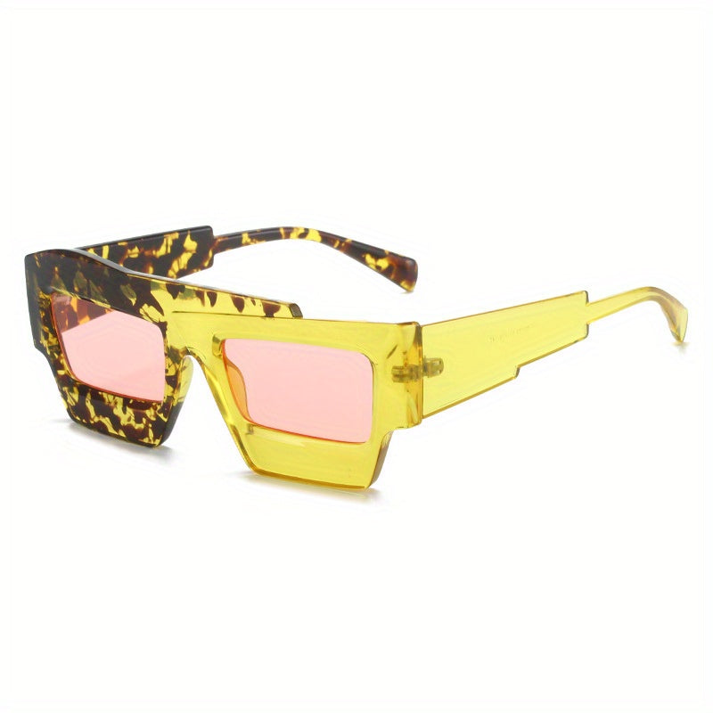 Y2K Jelly Block Sunglasses Irregular Glasses Club UV400