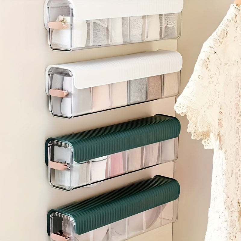 Wall Mounted Cable Organizer with Compartment