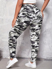  Camo Print Medium Stretch Skinny Leggings