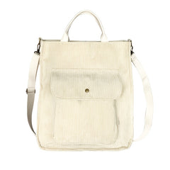 Corduroy Shoulder Bag Women's Large Capacity