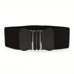 Elastic Wide Waist Seal Feel Paint Waist Belt