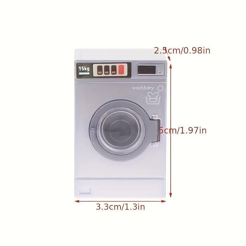 Mini Dollhouse Washing Machine Model Ornament