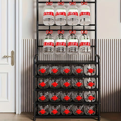 5 Layer Shoe And Hat Rack Standing Coat Rack