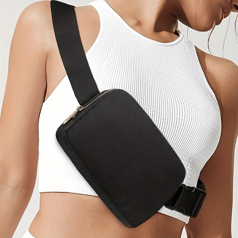 Women's Zipper Fanny Pack for Outdoor Sports
