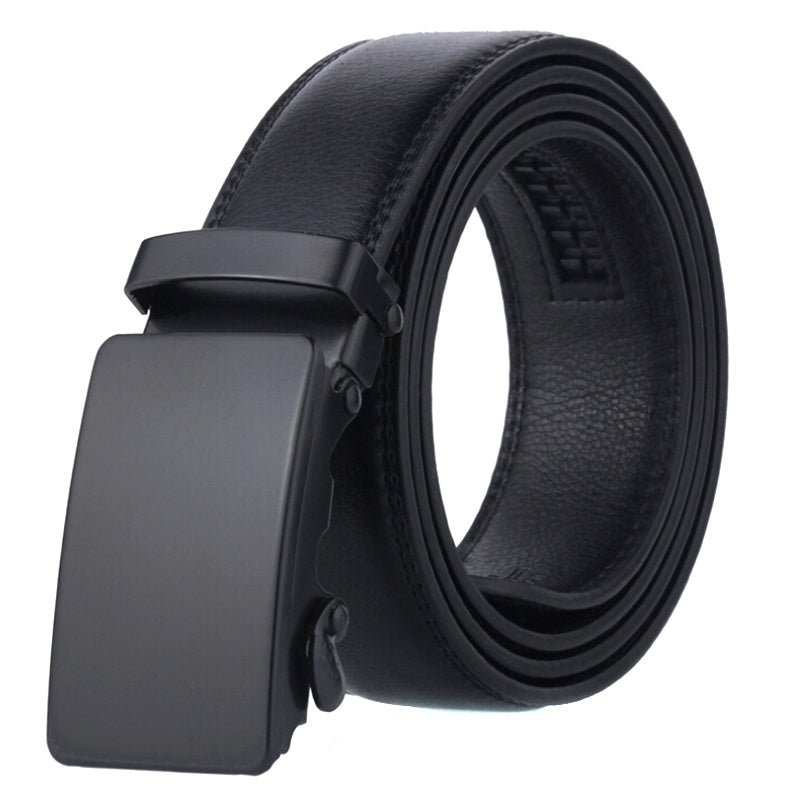 Men's Auto Slider Business Casual Leather Belt