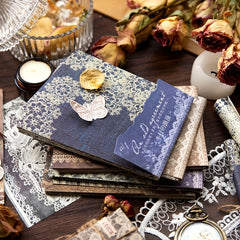 40pcs Vintage Cutout Lace Paper Scrapbooking Materials