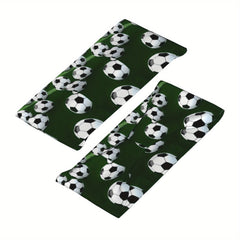 Soccer Ball Pattern Headband Unisex Sweat Wicking Stretchy Polyester