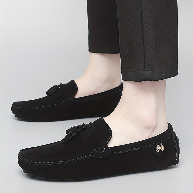 Women's Tassel Loafers Slip On Anti slip Shoes Casual Flat