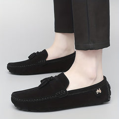 Women's Tassel Loafers Slip On Anti slip Shoes Casual Flat