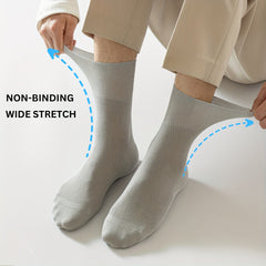 Breathable Mesh Socks 5 Pairs Unisex Loose Fitting Comfort Care Gift