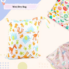 Waterproof Pocket Bag for Baby Cloth Diapers Swimsuit Yoga Gym