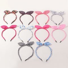 10pcs Bow Hair Hoop Kids Accessories