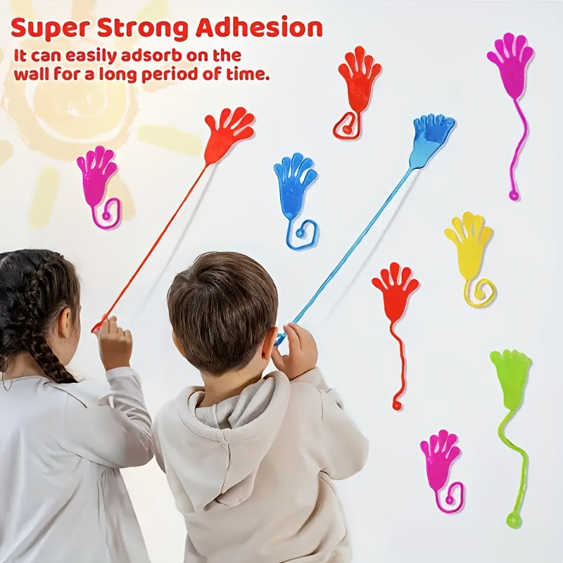 36pcs Kids Sticky Hand Toys Stretchable Rubber Sensory Play Party Favors