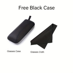 Men's UV Resistant Casual Sunglasses with Glasses Box