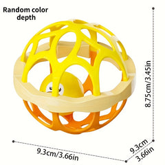 Soft Rubber Ball Rattle Stick Sand Hammer Toys