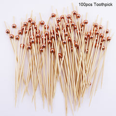 100 Bamboo Cocktail Picks for Appetizers and Parties