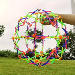 Colorful Expandable Stress Ball Rainbow Sensory Fidget Ball