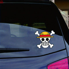 12cm Skull Character Car Sticker DIY Motorcycle Laptop Decal