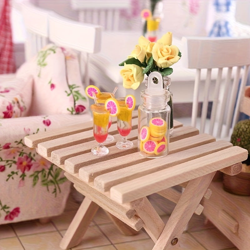 Mini Table for Dollhouse DIY Scene - No Electricity