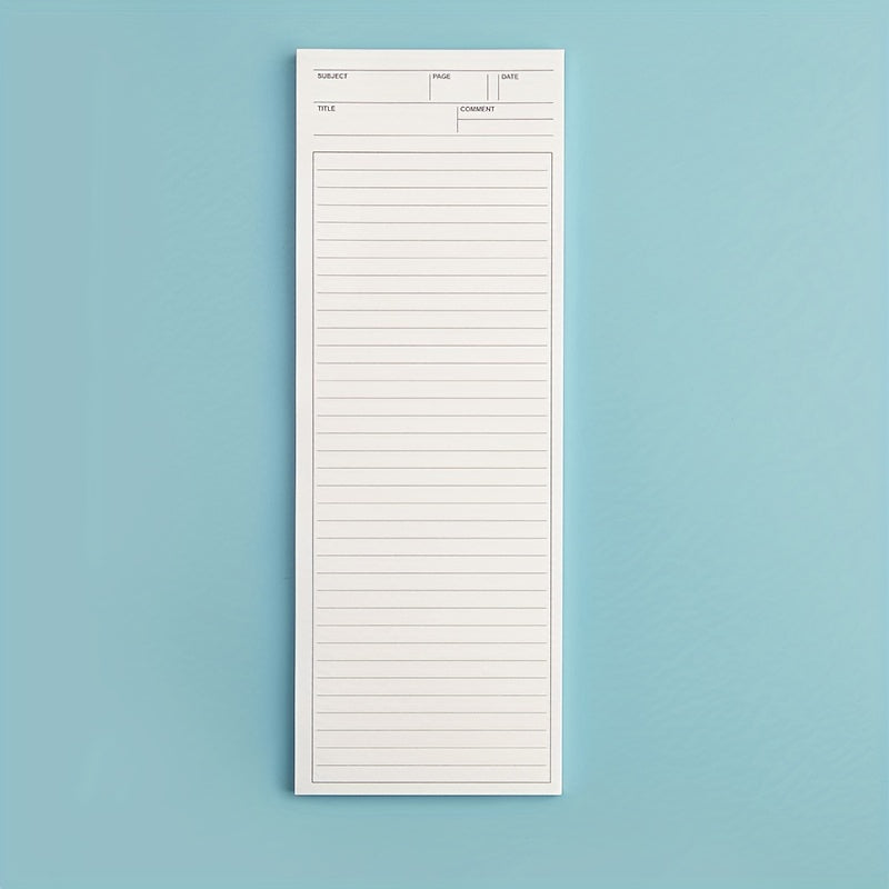 50sheets Long Notebook Planner Notepad Student Portable Pocket Memo Pad