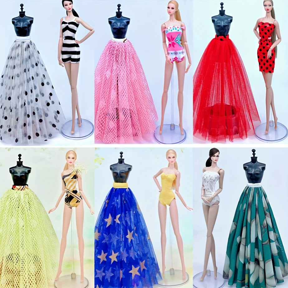 2 Piece Lace Doll Swimwear Set for 1 6 Dolls