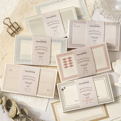 Retro Basic Postcard 30sheets DIY Material Record Memo Message Decoration